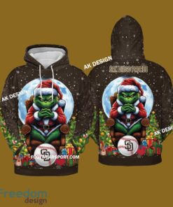 Grinch King Team San Diego Padres 3D Tshirt, Hoodie AOP, Sweater Gfit Christmas - Grinch Team San Diego Padres 3D Tshirt, Hoodie AOP, Sweater Gfit Christmas Photo 2