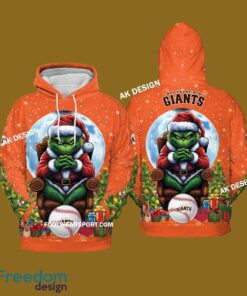 Grinch King Team San Francisco Giants 3D Tshirt, Hoodie AOP, Sweater Gfit Christmas - Grinch Team San Francisco Giants 3D Tshirt, Hoodie AOP, Sweater Gfit Christmas Photo 2