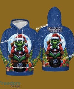 Grinch King Team Tampa Bay Lightning 3D Tshirt, Hoodie AOP, Sweater Gfit Christmas - Grinch Team Tampa Bay Lightning 3D Tshirt, Hoodie AOP, Sweater Gfit Christmas Photo 2