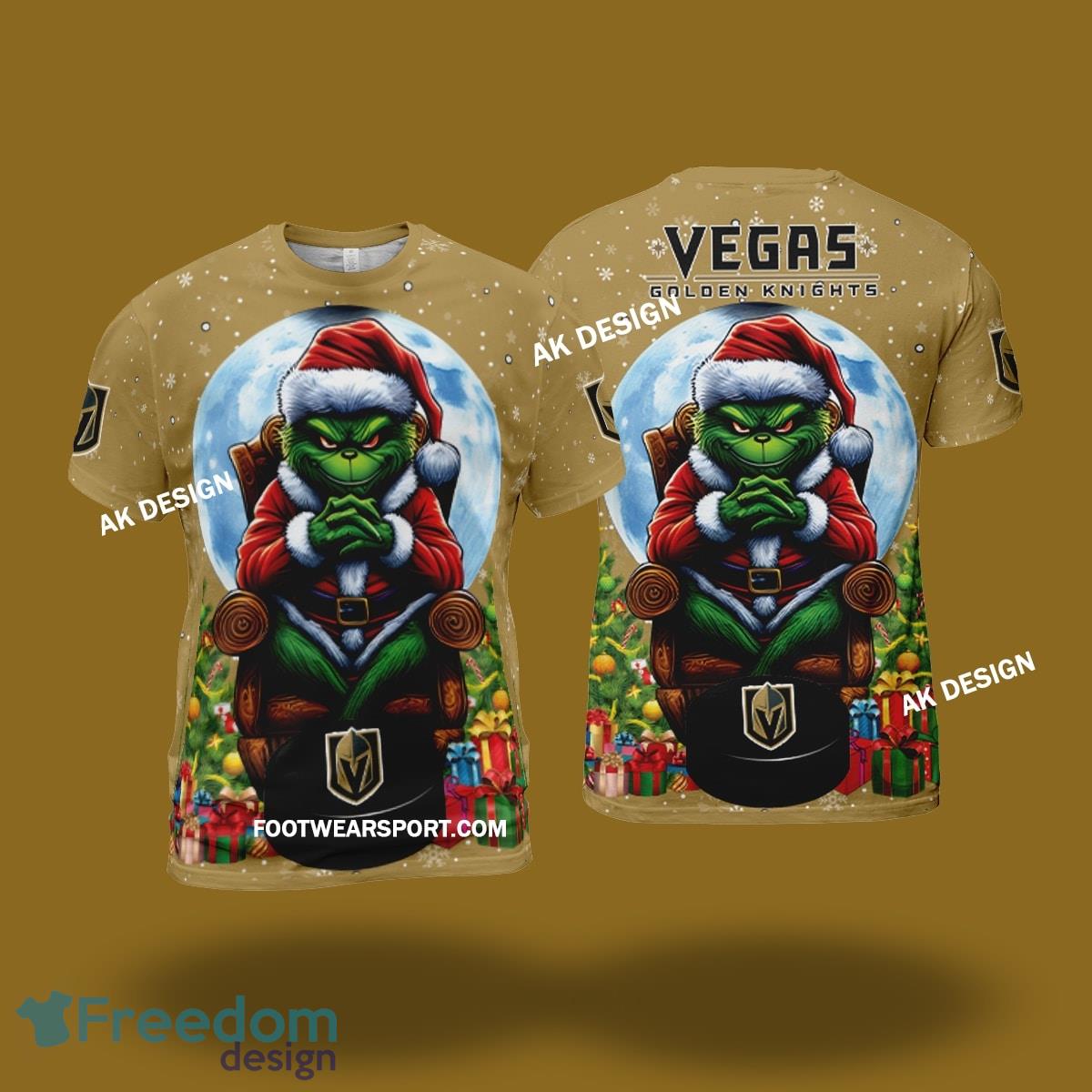 Grinch King Team Vegas Golden Knights 3D Tshirt, Hoodie AOP, Sweater Gfit Christmas image Grinch King Team Vegas Golden Knights 3D Tshirt, Hoodie AOP, Sweater Gfit Christmas - Grinch Team Vegas Golden Knights 3D Tshirt, Hoodie AOP, Sweater Gfit Christmas Photo 1
