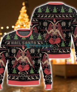 Hail Santa Satan Claus Ugly Christmas Sweater For Men And Women Christmas Holiday Gift