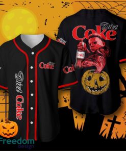 Halloween Costume Horror Diet Coke Michael Myers Baseball Jersey Halloween Shirt For Men Women