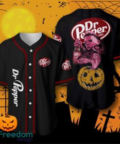 Halloween Costume Horror Dr Pepper Michael Myers Baseball Jersey Halloween Shirt For Men Women