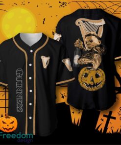 Halloween Costume Horror Guinness Beer Michael Myers Baseball Jersey Halloween Shirt For Men Women