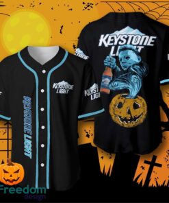 Halloween Costume Horror Keystone Light Michael Myers Baseball Jersey Halloween Shirt For Men Women