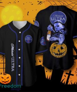 Halloween Costume Horror Michelob Ultra Michael Myers Baseball Jersey Halloween Shirt For Men Women