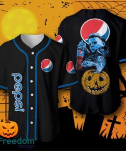 Halloween Costume Horror Pepsi Michael Myers Baseball Jersey Halloween Shirt For Men Women
