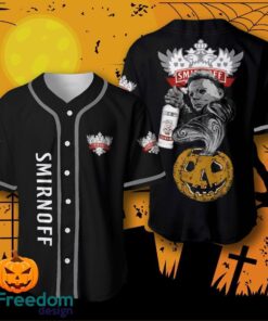 Halloween Costume Horror Smirnoff Vodka Michael Myers Baseball Jersey Baseball Jersey For Men And Women