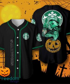 Halloween Costume Horror Starbucks Michael Myers Baseball Jersey Halloween Shirt For Men Women