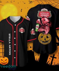 Halloween Costume Horror Stella Artois Michael Myers Baseball Jersey Halloween Shirt For Men Women