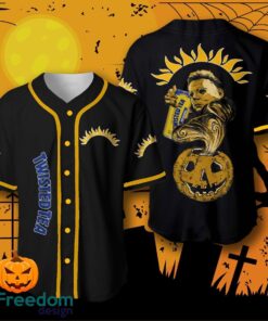 Halloween Costume Horror Twisted Tea Michael Myers Baseball Jersey Halloween Shirt For Men Women