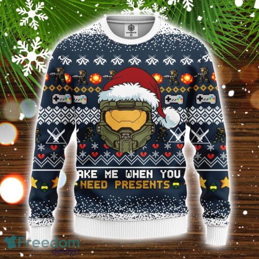 Halo 3D Ugly Christmas Sweater Amazing Gift Christmas Holiday Gift Product Photo 2