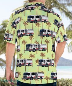 Hampstead Volunteer Fire Company Hampstead, Maryland Hawaiian Shirt Beach Shirt Product Photo 2