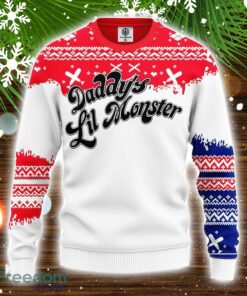 Harley Quinn Daddy’S Lil Monster Ugly Christmas Sweater Amazing Gift Christmas Gift