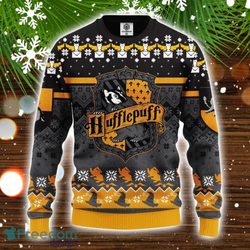 Harry Potter Hufflepuff Ugly Christmas Sweater Amazing Gift Christmas Gift Product Photo 1