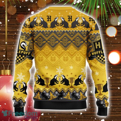 Harry Potter Hufflepuff Ugly Christmas Sweater Christmas Party Gift Product Photo 2