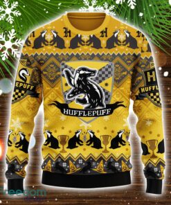 Harry Potter Hufflepuff Ugly Christmas Sweater Christmas Party Gift