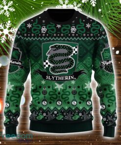 Harry Potter Slytherin Christmas Ugly Christmas Sweater Christmas Party Gift Product Photo 1