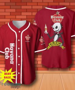 Havana Club Halloween Jack Skellington Nightmare Baseball Jersey for All Genders