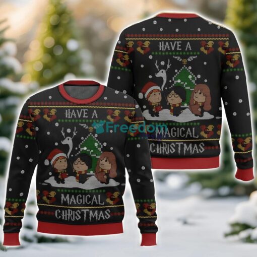 Have A Magical Christmas Harry Potter Ugly Christmas Sweater For Men And Women Christmas Holiday Gift Product Photo 1