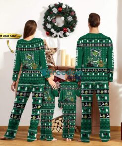 Hawaii Rainbow Warriors Pajamas Sport Team Pajama Set Christmas Gift For Family Custom Name Unique Gift Product Photo 2