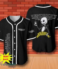 Hendrick’s Gin Halloween Jack Skellington Nightmare Baseball Jersey for All Genders