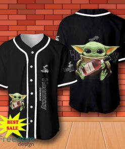 Hennessy Baby Yoda Baseball Jersey for All Genders