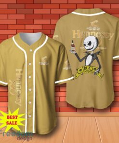 Hennessy Cognac Halloween Jack Skellington Nightmare Baseball Jersey for All Genders