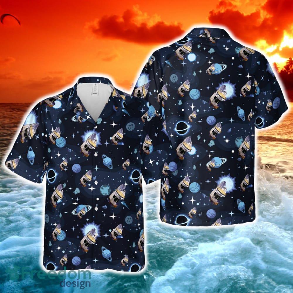 Herschel Space Observatory Hawaiian Shirt image Herschel Space Observatory Hawaiian Shirt - Herschel Space Observatory Hawaiian Shirt-1
