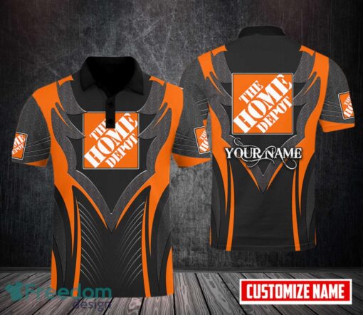 Home Depot AOP 3D Polo Shirt Unique Gift Custom Name Golf Polo Shirt Product Photo 1