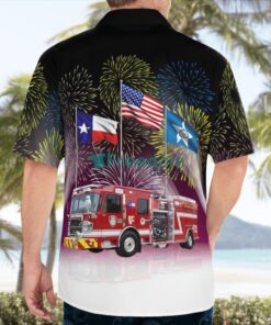 Houston Fire Department Hawaiian Shirt Product Photo 2