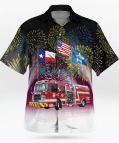 Houston Fire Department Hawaiian Shirt Product Photo 3