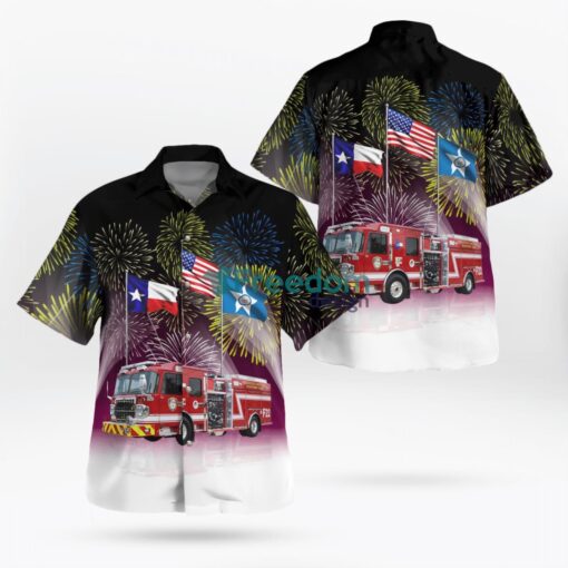 Houston Fire Department Hawaiian Shirt Product Photo 1