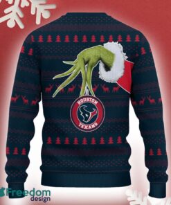 Houston Texans Grinch Driving Funny 3D Ugly Christmas Sweater For Men Women - Houston Texans Christmas Sweater Grinch Driving Photo 3