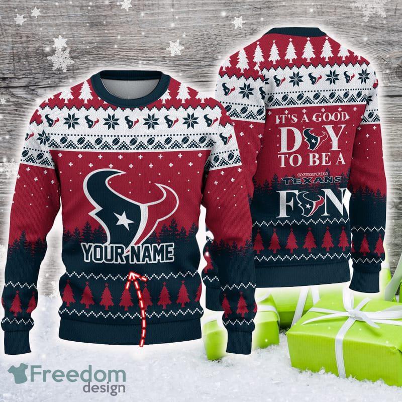 Houston Texans Knitted Sweater For Men Women Fans Gift Christmas image Houston Texans Knitted Sweater For Men Women Fans Gift Christmas - Houston Texans Knitted Sweater For Men Women Fans Gift Christmas