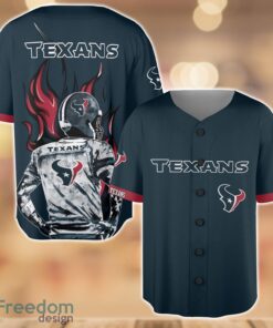 Houston Texans Wave Player Baseball Jersey Shirt For Team