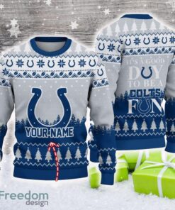 Indianapolis Colts Knitted Sweater For Men Women Fans Gift Christmas