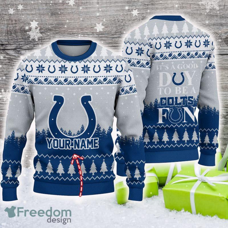 Indianapolis Colts Knitted Sweater For Men Women Fans Gift Christmas image Indianapolis Colts Knitted Sweater For Men Women Fans Gift Christmas - Indianapolis Colts Knitted Sweater For Men Women Fans Gift Christmas