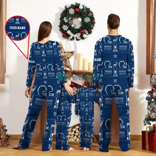 Indianapolis Colts Sport Team Logo Pajamas Set Family Christmas Gift Custom Name Special Gift Product Photo 2