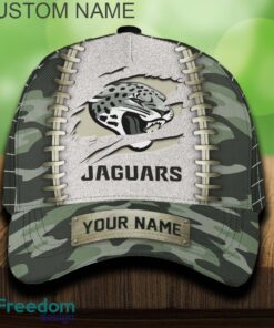 Jacksonville Jaguars 3D Hat And Cap Beach Design Camo Green For Fans Gift Custom Name