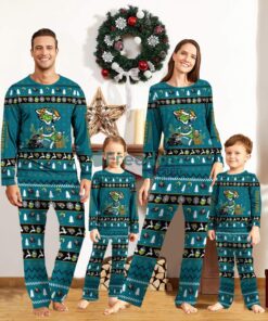 Jacksonville Jaguars Pajamas Sport Team Pajama Set Christmas Gift For Family Custom Name Unique Gift Product Photo 1