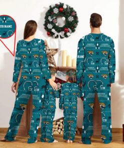 Jacksonville Jaguars Sport Team Logo Pajamas Set Family Christmas Gift Custom Name Special Gift Product Photo 2