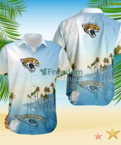 Jacksonville Jaguars Tropical Beach Blue Hawaiian Shirt