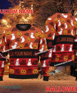 Jacksonville State Gamecocks Personalized Halloween Ugly Christmas Sweater Gift Holidays