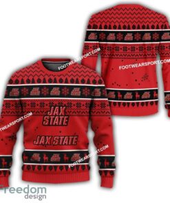 Jacksonville State Gamecocks Xmas Pattern Ugly Christmas Sweater Gift For Adult