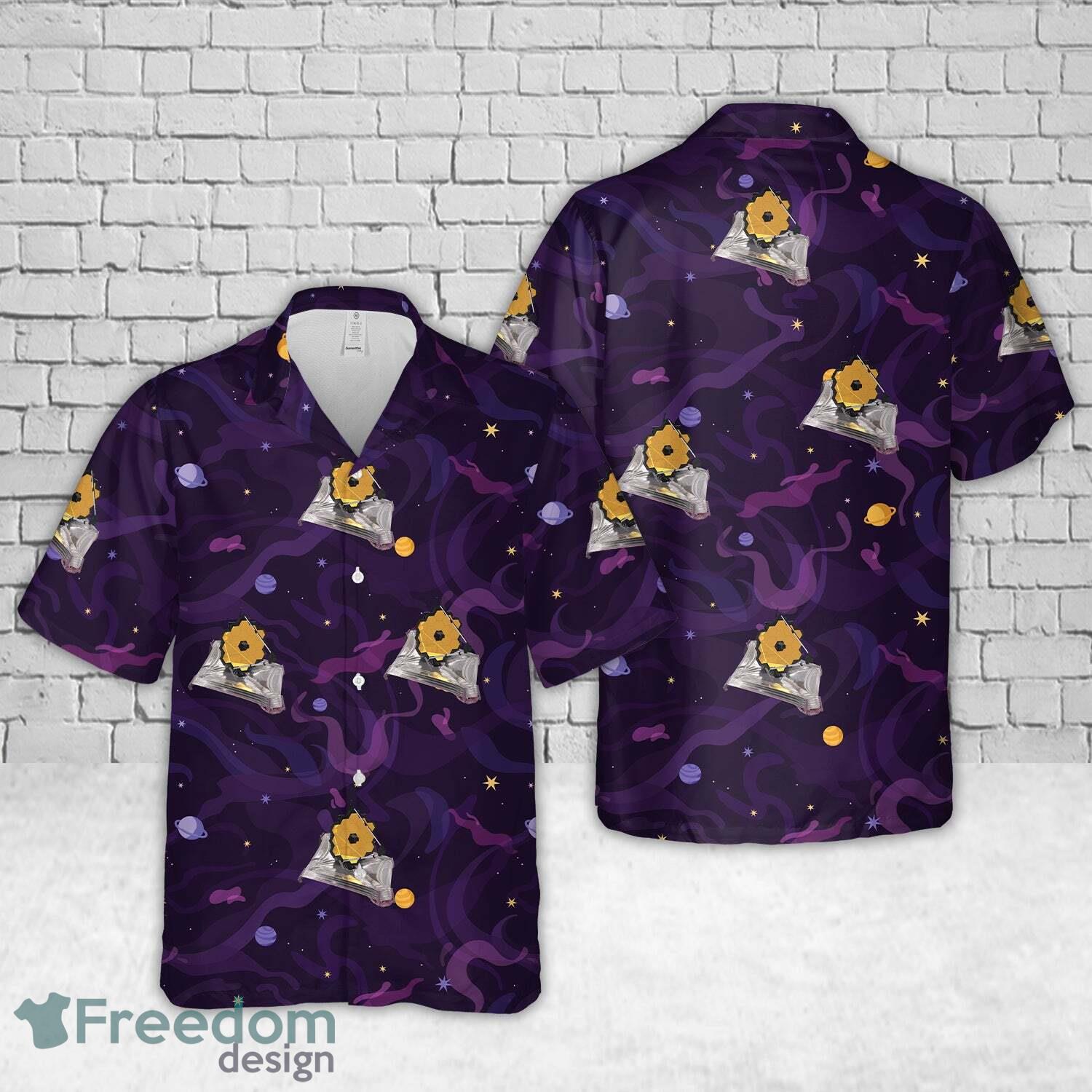 James Webb Space Telescope (JWST) Hawaiian Shirt image James Webb Space Telescope (JWST) Hawaiian Shirt - James Webb Space Telescope (JWST) Hawaiian Shirt-1