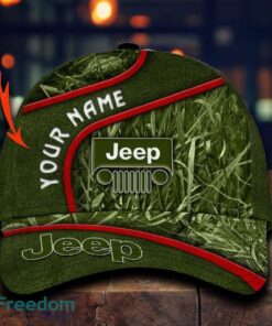 Jeep Car All Over Print 3D Hat Cap Summer Beach For Men Women Custom Name