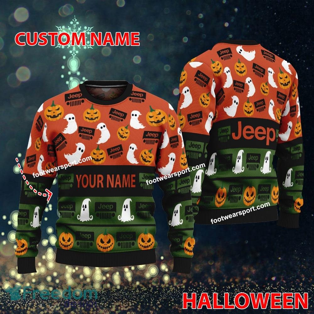 Jeep Car Racing Personalized Halloween Knitted Christmas Sweater Gift For Adult image Jeep Car Racing Personalized Halloween Knitted Christmas Sweater Gift For Adult - Jeep Car Racing Personalized Halloween Knitted Christmas Sweater Gift For Adult
