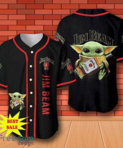Jim Beam Baby Yoda Baseball Jersey for All Genders