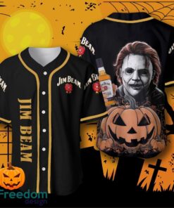 Jim Beam Michael Myers Halloween Costume Baseball Jersey For Men And Women